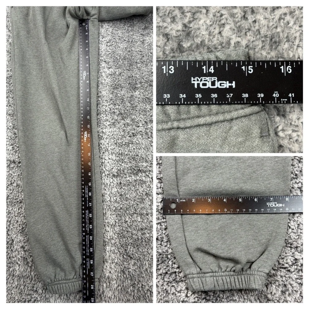 The North Face Grey Jogger Sweatpants Men's Size M W30 L28 Logo Elastic Waist‎